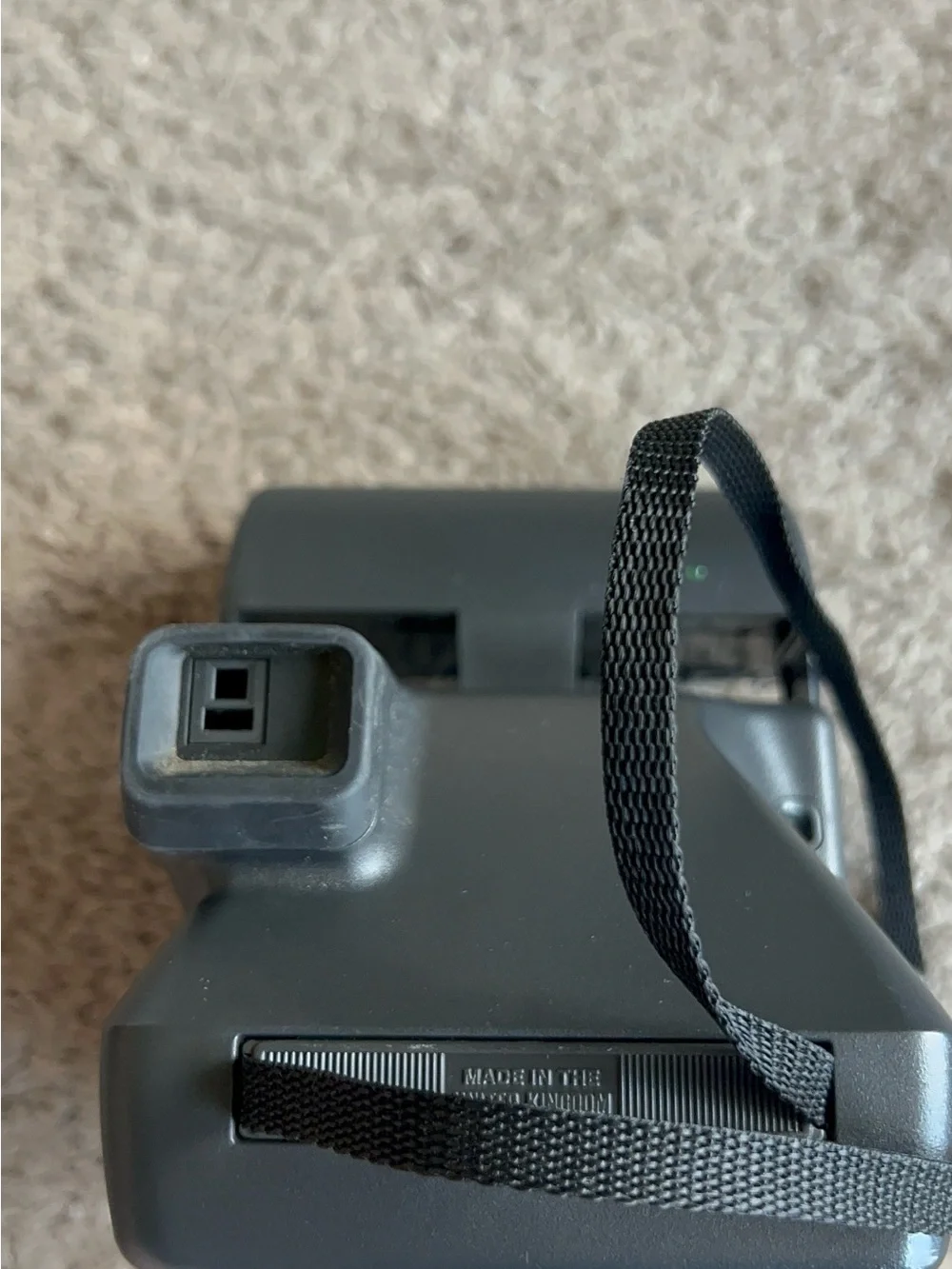 Vintage Polaroid OneStep Instant Camera — Black - no issues